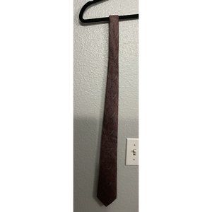Marc Anthony Business Fashion Tie For Men Burgundy Paisley New